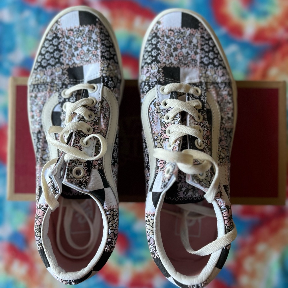 Vans Classic Floral Patchwork Shoes